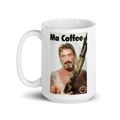 Ma Coffee White glossy mug - Red Pill Collection - FREE SHIPPING