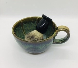 Shaving mug/bowl green