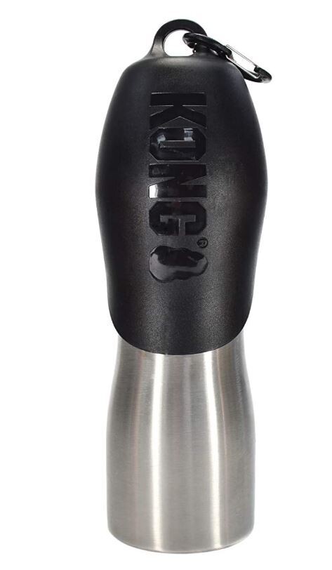 KONG Wasserflasche schwarz & rot 750 ml, Farbe: schwarz