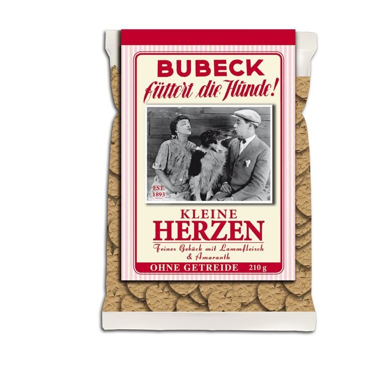 Bubeck Hundekekse kleine Herzen getreidefrei 210g