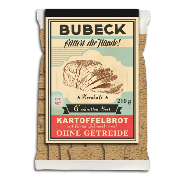 Bubeck Hundekekse g´schnitten Brot 210g