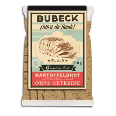 Bubeck Hundekuchen g´schnitten Brot 210g