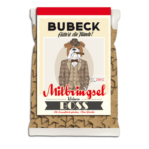 Bubeck Hundekekse Hipster Edition Mitbringsel 210g