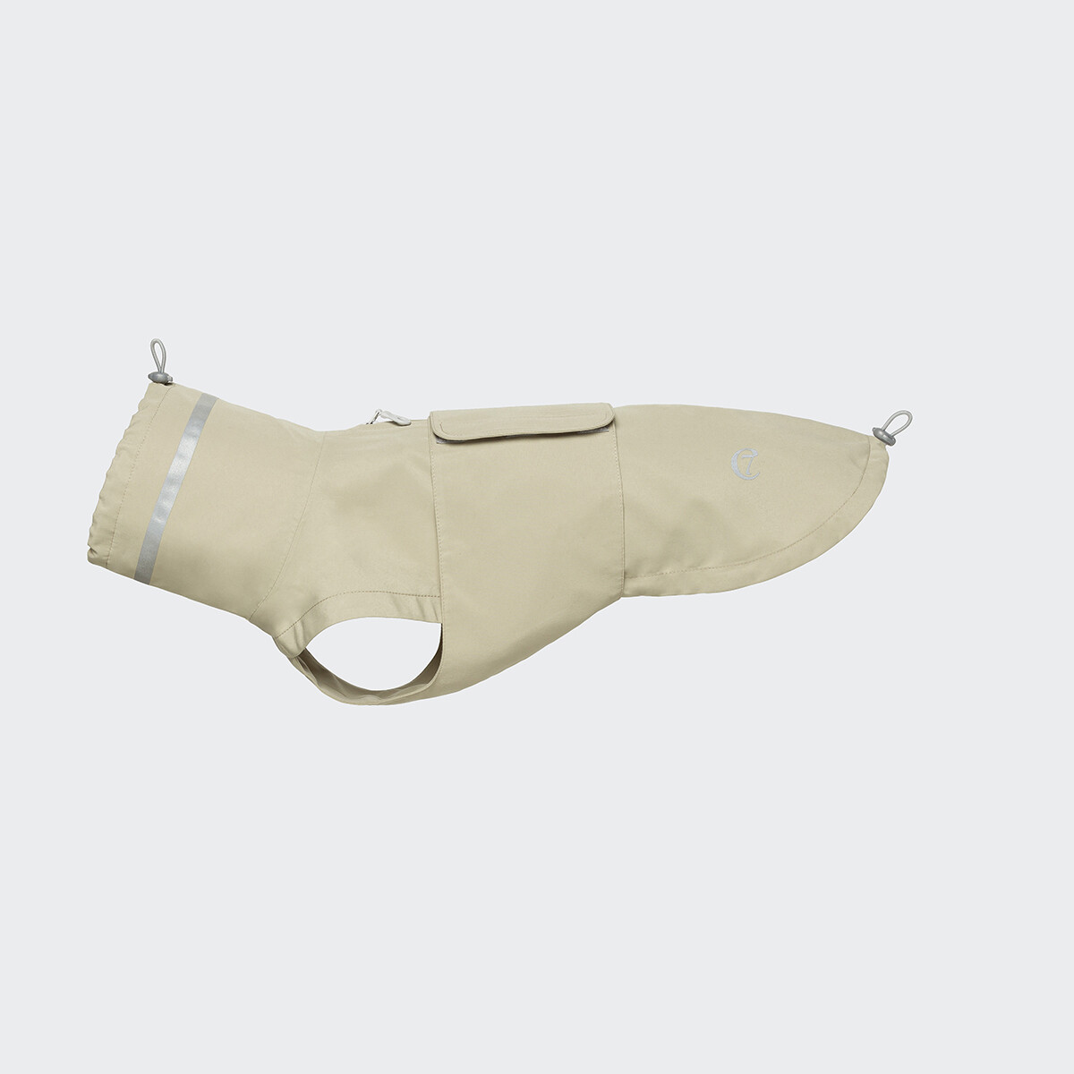 Cloud 7 Hunderegenmantel Hamburg DACKEL ivory