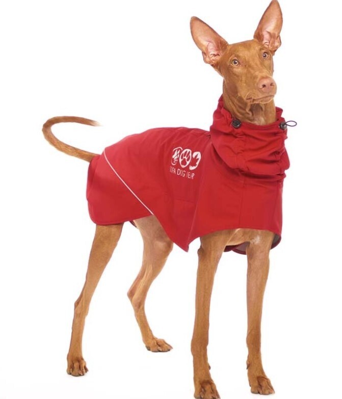 Sofa Dog Wear Manuel Vol 3 Softshell Mantel rot