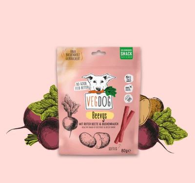 VegDog Beevys 80g