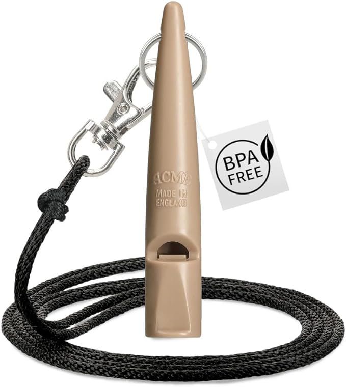 ACME Hundepfeife No 210,5 Nougat beige mit Pfeifenband