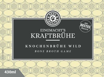 Paul &  Paulina Knochenbrühe vom Wild 400ml