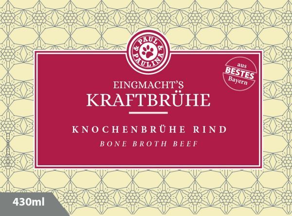 Paul & Paulina Knochenbrühe vom Rind mit Gemüse 400ml