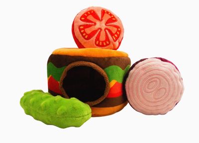 PawStory Hundespielzeug Schnüffel Jumbo Burger