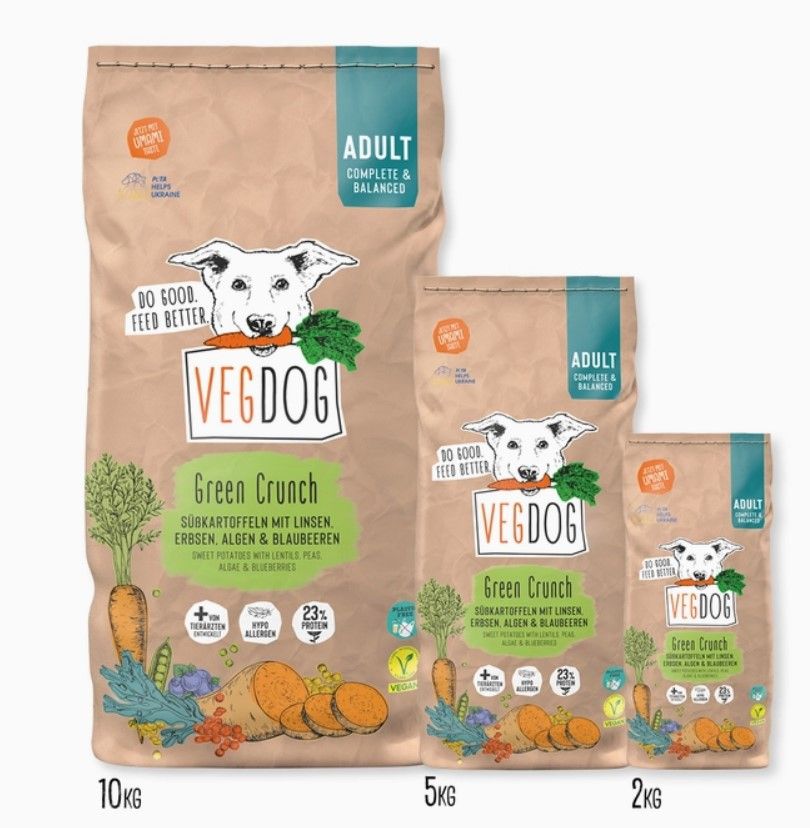 VegDog Green Crunch Trockenfutter