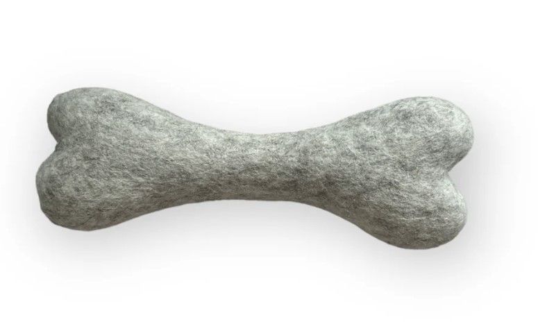 Knochen Hundespielzeug aus 100% Wollfilz