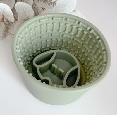 Slow Feeder  Slow Bowl Pot "salbei"