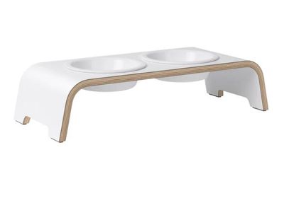 DOGBAR S-large white mit Porcellan DOGBAR S-large white mit Porcellan