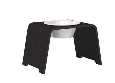 DOGBAR SINGLE M -large Eiche dunkel mit Porcellan