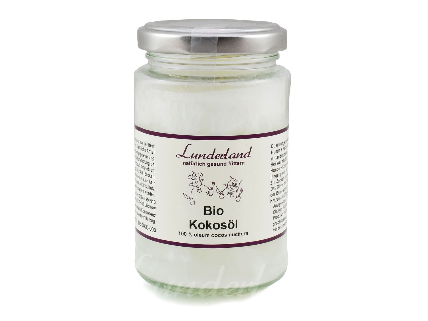 Lunderland Bio-Kokosöl 200ml