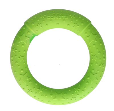 Dog Comets Wurfring "Ufo Ring" grün schwimmt