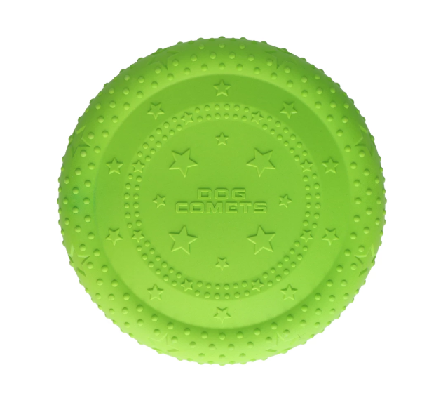 Dog Comets Frisbee "Ufo Flyer" grün schwimmt