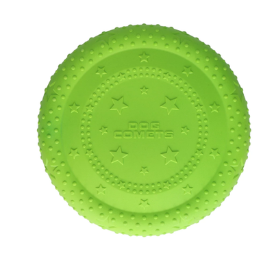Dog Comets Frisbee "Ufo Flyer" grün schwimmt