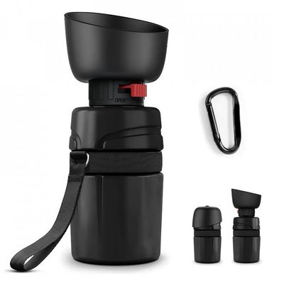 Tamer Trinflasche Wasserflasche mit integriertem Napf Tamer Trinflasche Wasserflasche mit integriertem Napf "schwarz"