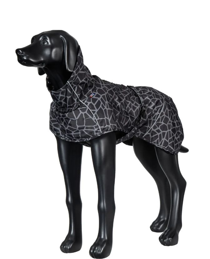 Rukka Hayton warmer Regenmantel schwarz