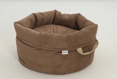 DITC Hundebett Shopper Little Basket Chalsea cord "toffee"