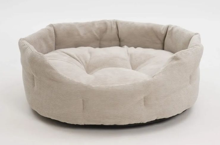 DITC Hundebett Chalsea cord "gravel"