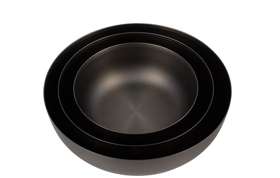 Hundenapf ROYAL aus Edelstahl "anthrazit"