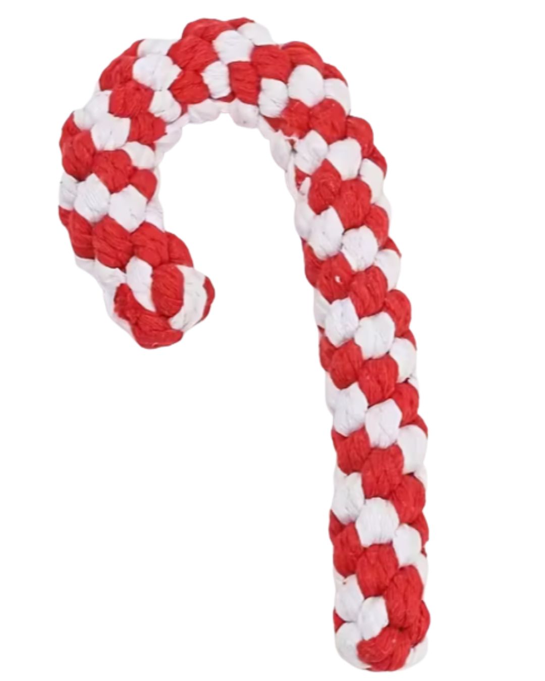 Zahnpflege Kauspielzeig weihnachtliche Zuckerstange rot weiß