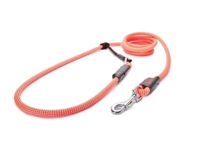 Tamer Hundeleine Easy Long stufenlos verstellbar 3m 9mm "lachs weiß"