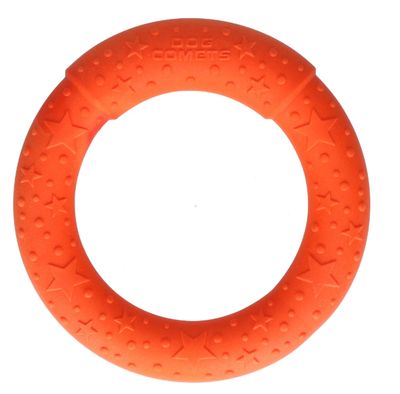 Dog Comets Wurfring "Ufo Ring" orange schwimmt