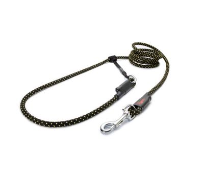 Tamer Hundeleine Easy Long stufenlos verstellbar 3m 9mm "schwarz gelb"
