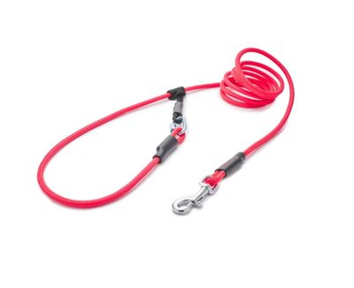 Tamer Hundeleine Easy Long stufenlos verstellbar 3m 6mm "rot"