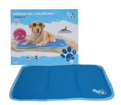 CoolPets Kühlmatte mit festem Gel "blau"