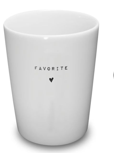 Porzellanbecher "Favorite"