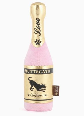 P.L.A.Y. Puppy Love "Wuffsecco" Plüschflasche