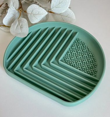 Schleckmatte Slowfeeder Flag grün