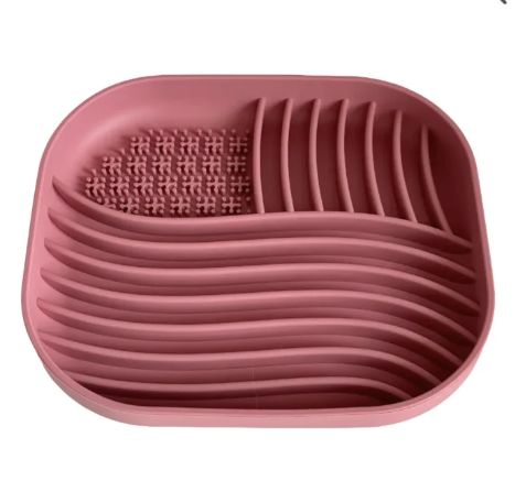 Schleckmatte Slowfeeder Flag eckig rot Schleckmatte Slowfeeder Flag eckig rot