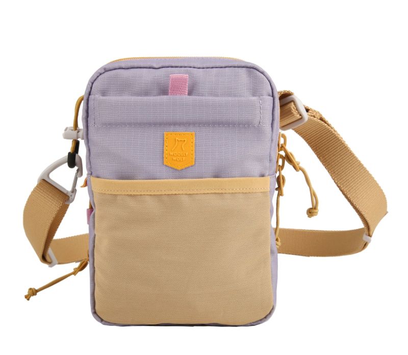 Woolly Wolf Hydration Schultertasche Gassitasche "Flieder"