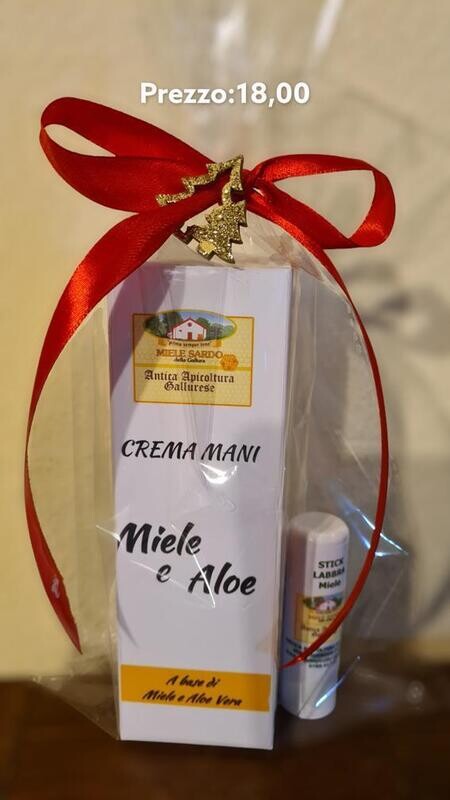 confezioni crema mani o shampoo alla propoli o shampoo alla papa reale o shampoo al miele  insieme a uno  stick
