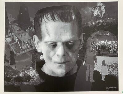 ​Boris Karloff – &quot;The Uncanny Monster&quot; Limited Edition Print