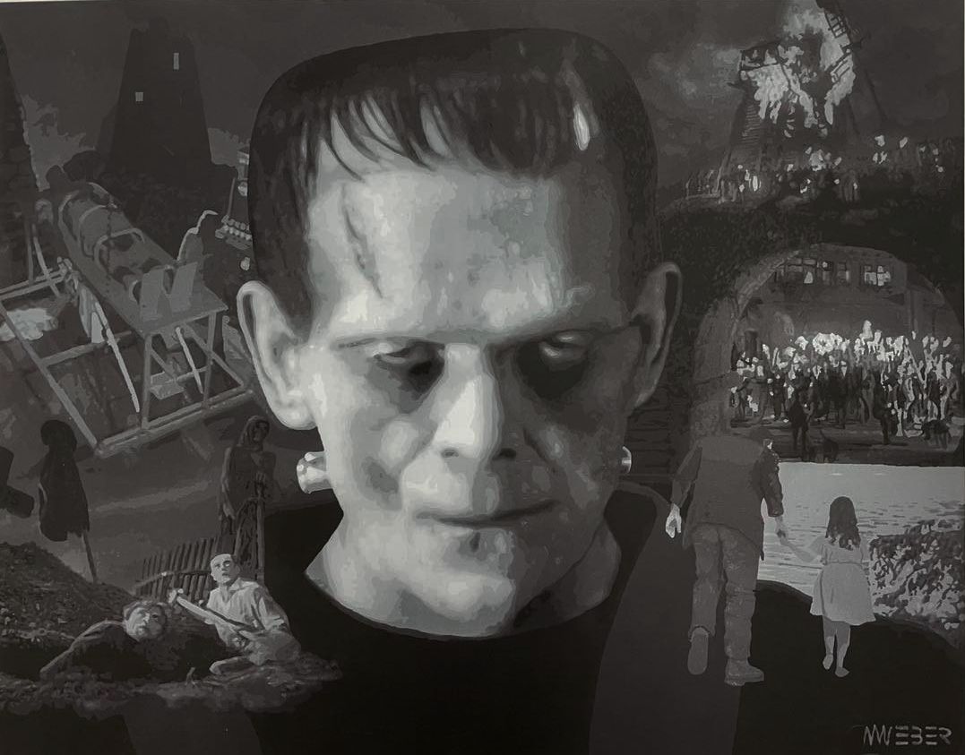 ​Boris Karloff – &quot;The Uncanny Monster&quot; Limited Edition Print