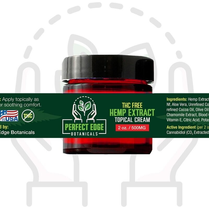Hemp Extract Topical Cream | THC Free