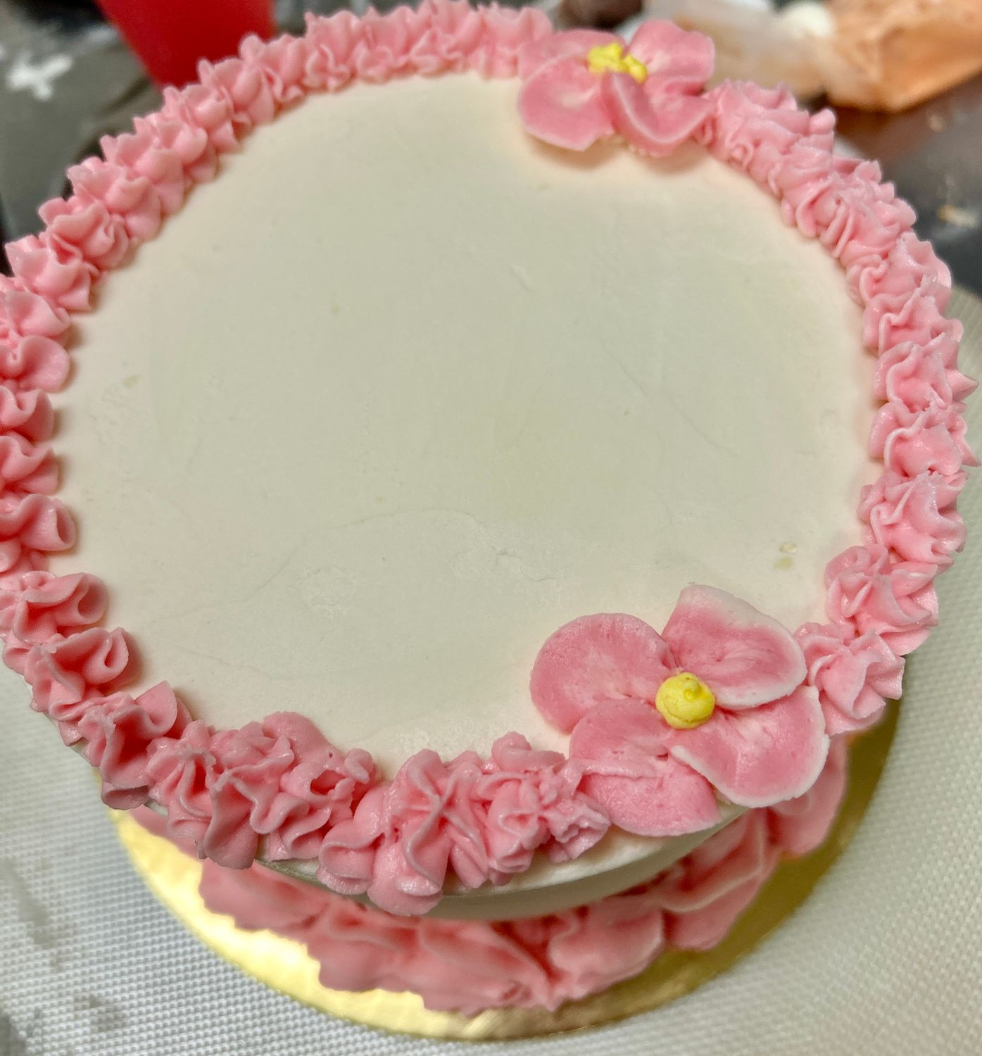 6&quot; CAKE VEGAN, Flavour: Vanilla