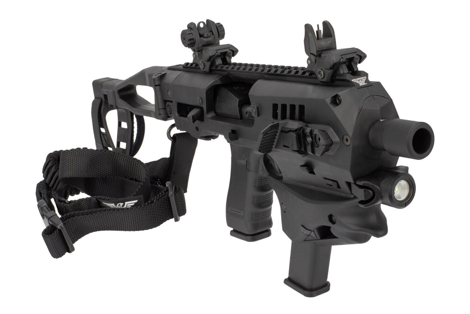 CAA Micro Advanced Conversion Kit with Long Stabilizer Gen 2 - Fits GLOCK - Black