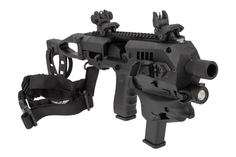 CAA Micro Advanced Conversion Kit with Long Stabilizer Gen 2 - Fits GLOCK - Black