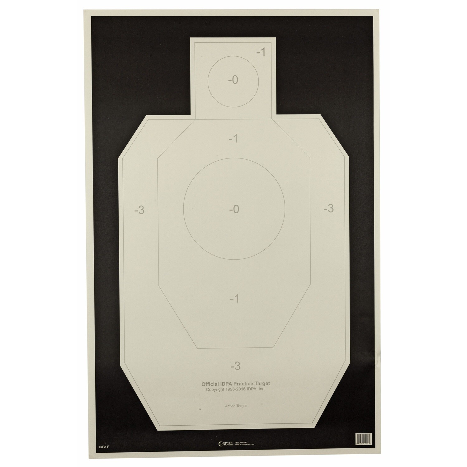 Action Tgt Idpa Paper 100pk