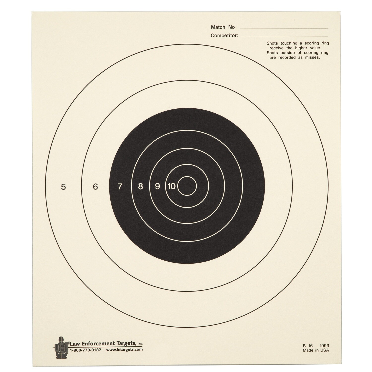 Action Tgt Bullseye Tag Paper 100pk