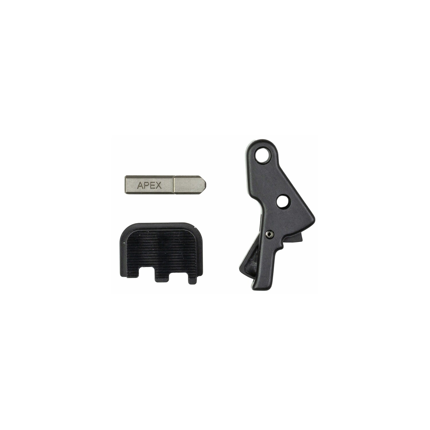 Apex Actn Enhn Cz P-10s/c/f 9mm, Color/Finish: Black