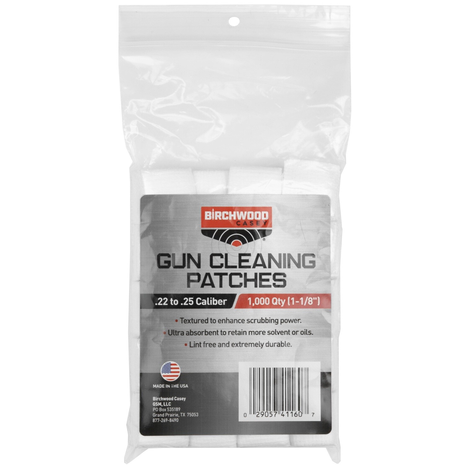 B/c Patches, Size: .25 Cal